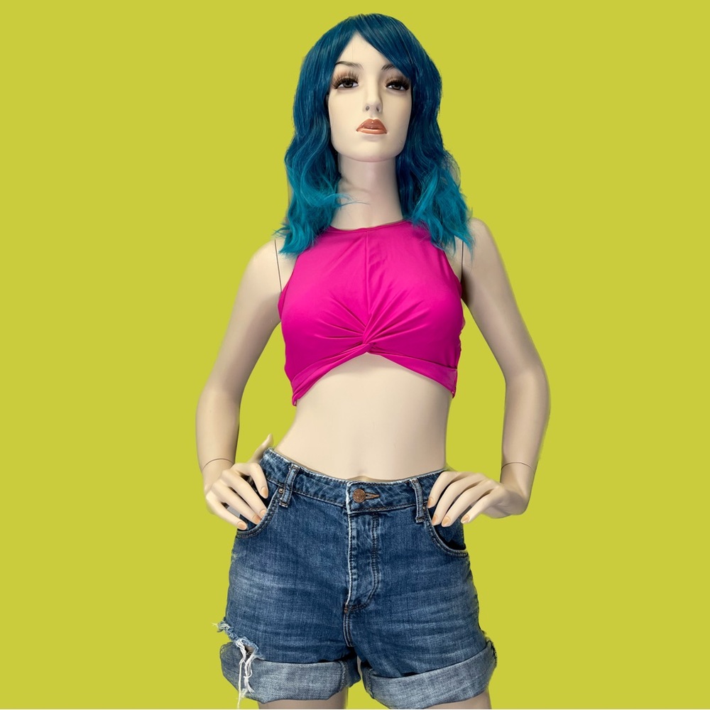 Women’s Longline Twist Bikini Top-Kona Sol for Target. New with tags.